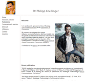 Tablet Screenshot of philipp-koellinger.com